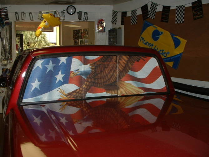 Image for S-10 Pick-up USA Window Canvas